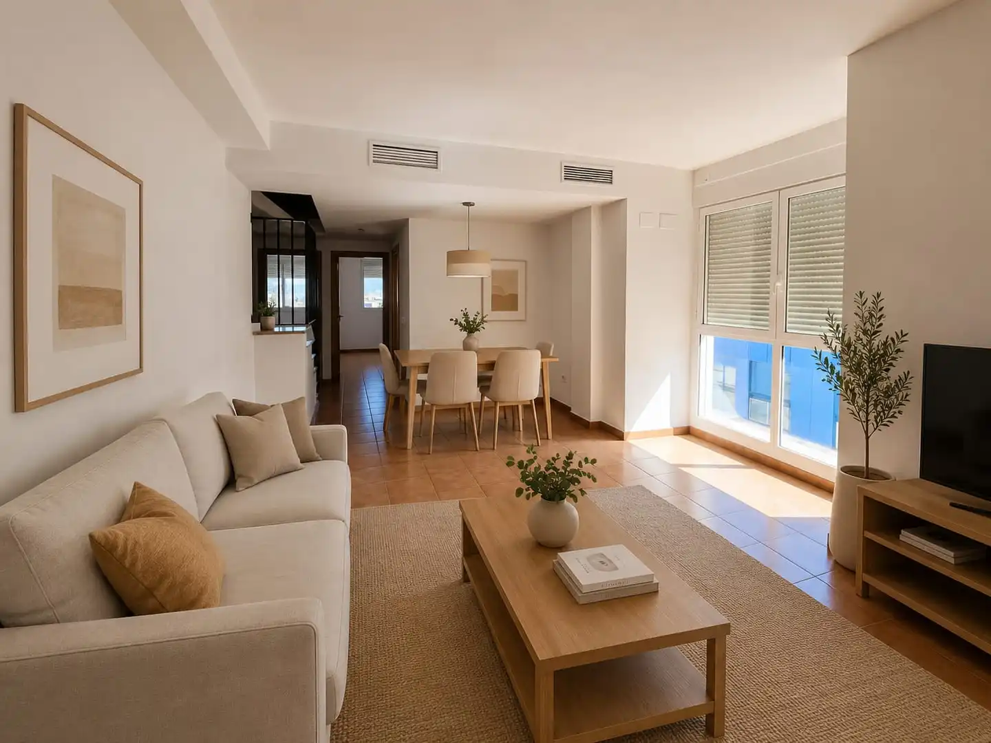 Sala de estar de Ático en venta en Xàtiva con Trastero