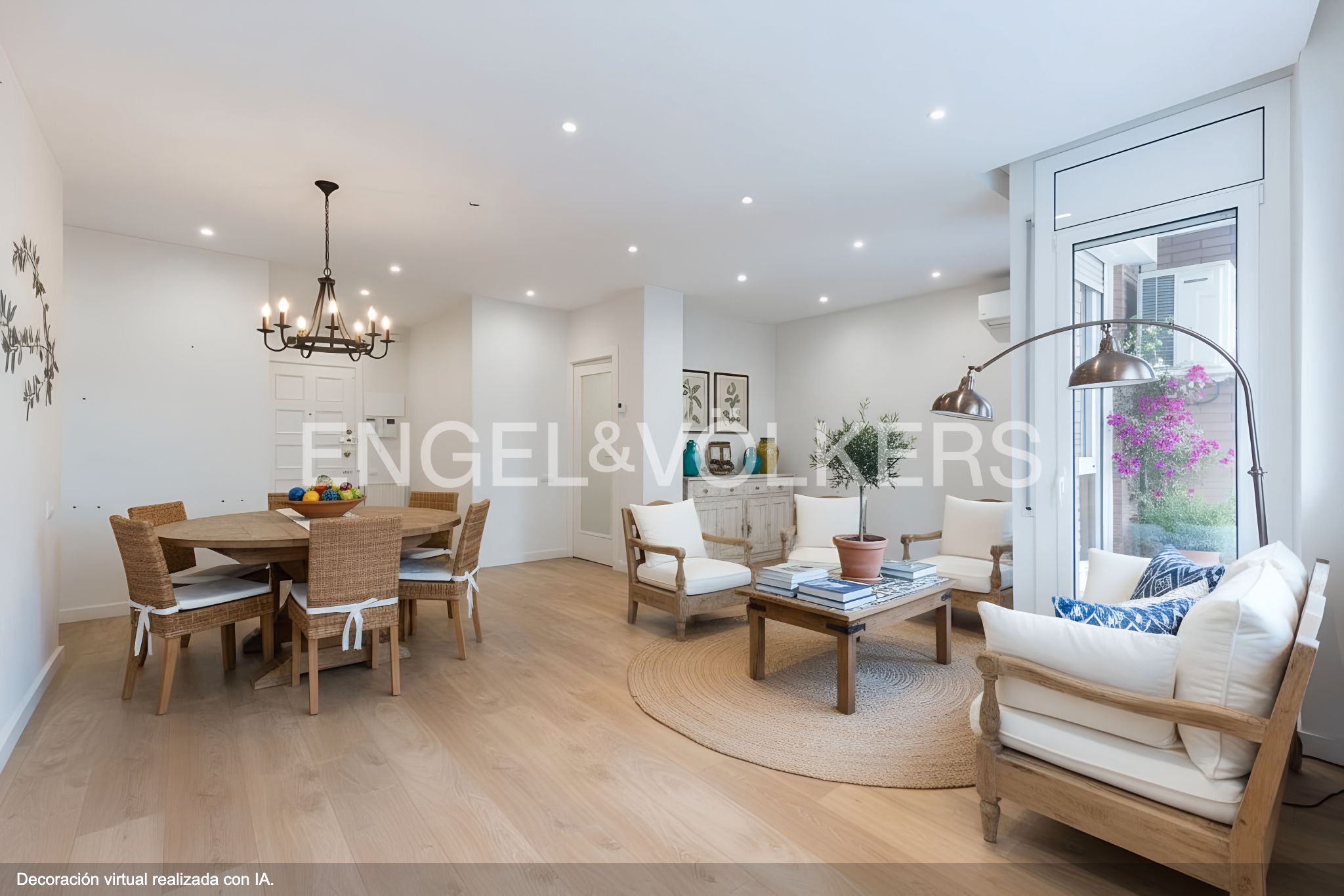 Dining room of Apartment for sale in  Barcelona Capital  with Air Conditioner, Heating and Parquet flooring