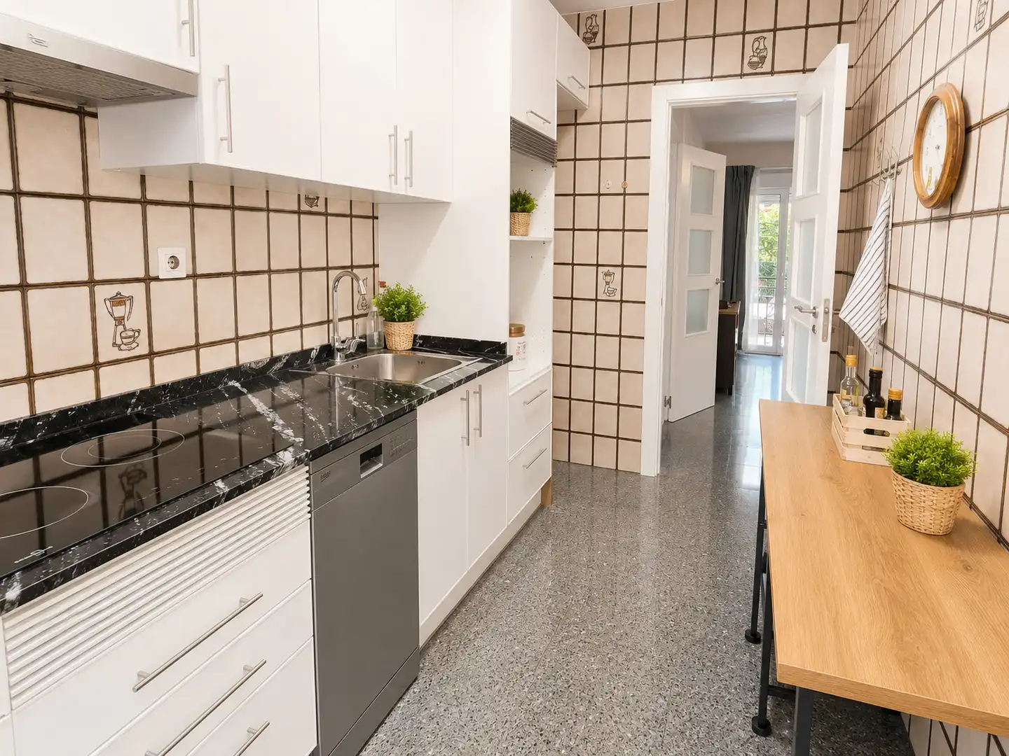 Cuina de Casa o xalet en venda en Sabadell amb Aire condicionat, Terrassa i Balcó