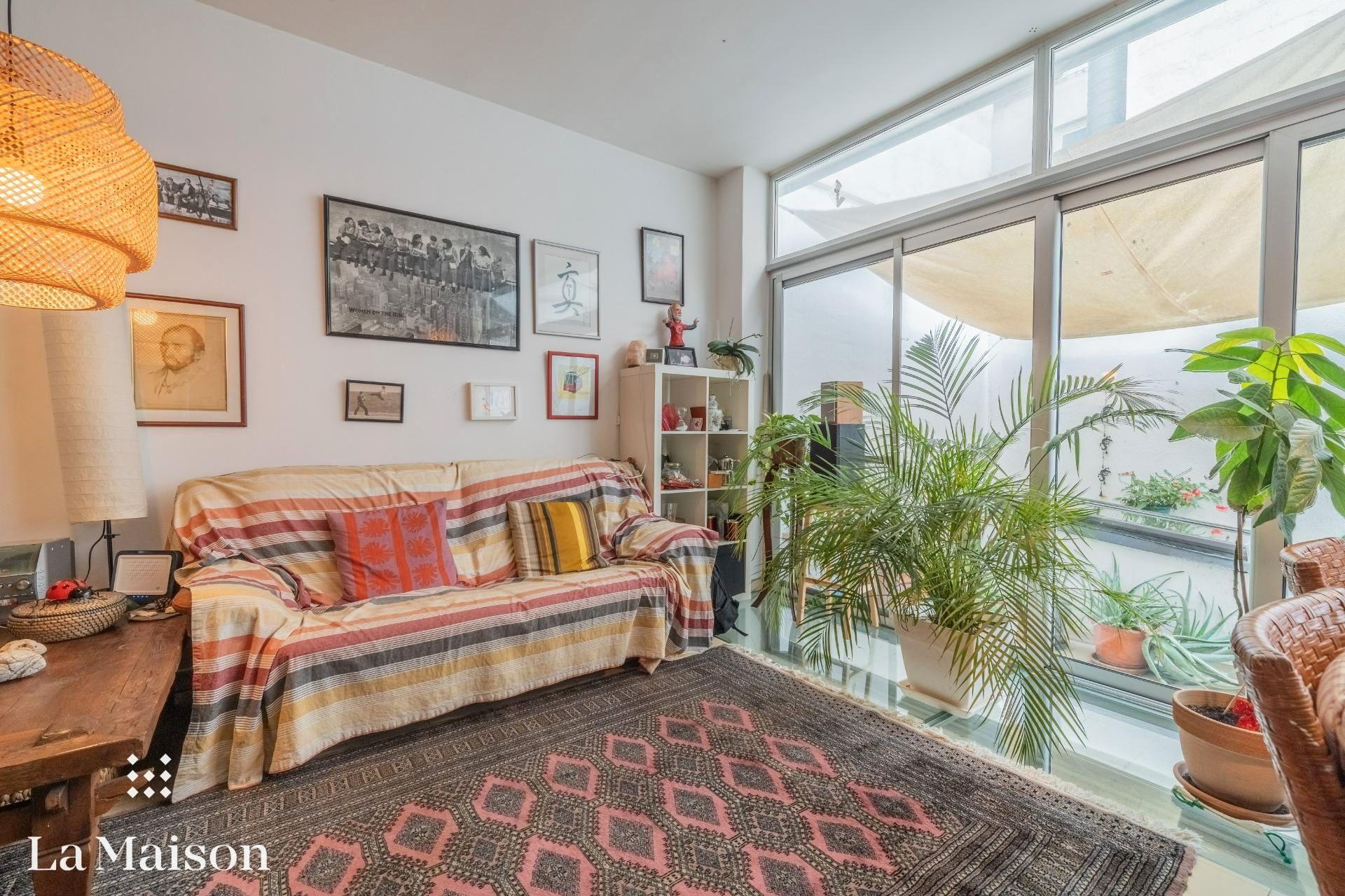 Sala d'estar de Dúplex en venda en Mataró amb Calefacció, Terrassa i TV