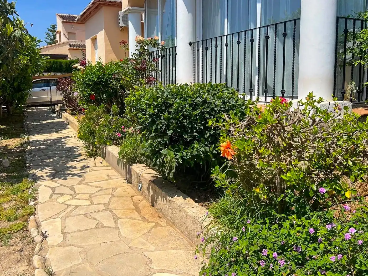 Exterior view of Houses for sale in Beniarbeig  with Air Conditioner, Heating and Private garden