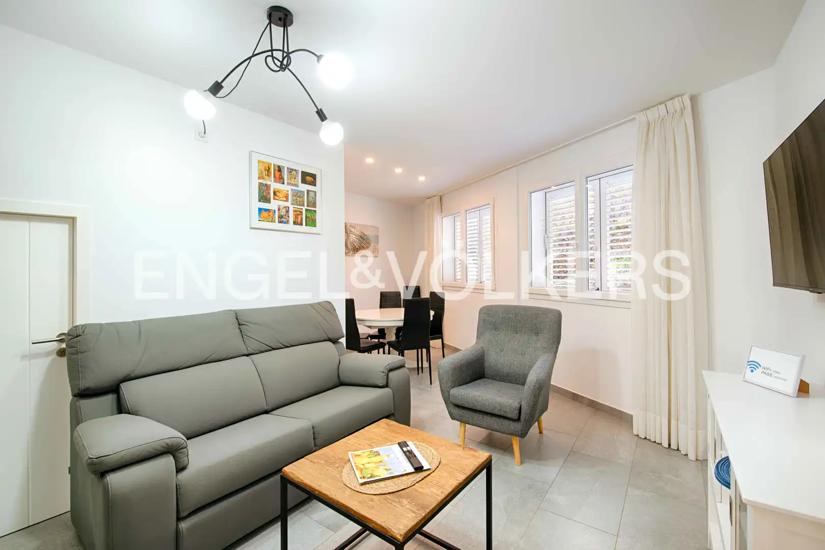 Wohnzimmer von Wohnung zum Verkauf in Cadaqués mit Klimaanlage, Heizung und Möbliert