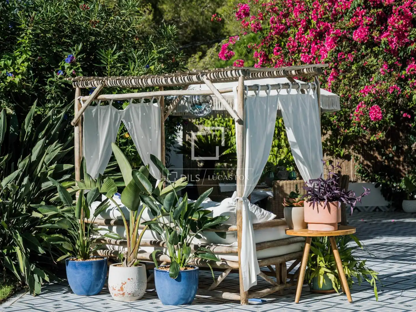 Terrassa de Casa o xalet en venda en Santa Eulària des Riu amb Aire condicionat, Calefacció i Jardí privat