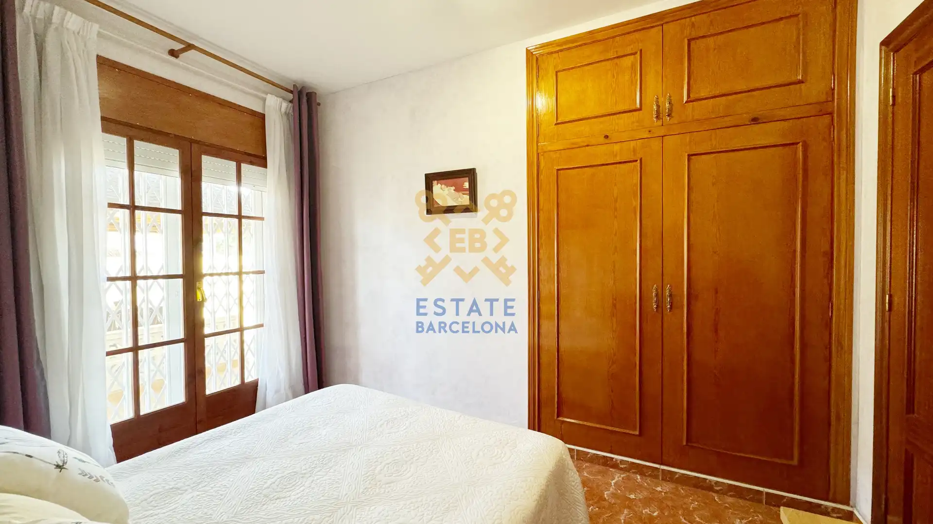 Schlafzimmer von Haus oder Chalet zum Verkauf in Lloret de Mar mit Klimaanlage, Heizung und Schwimmbad