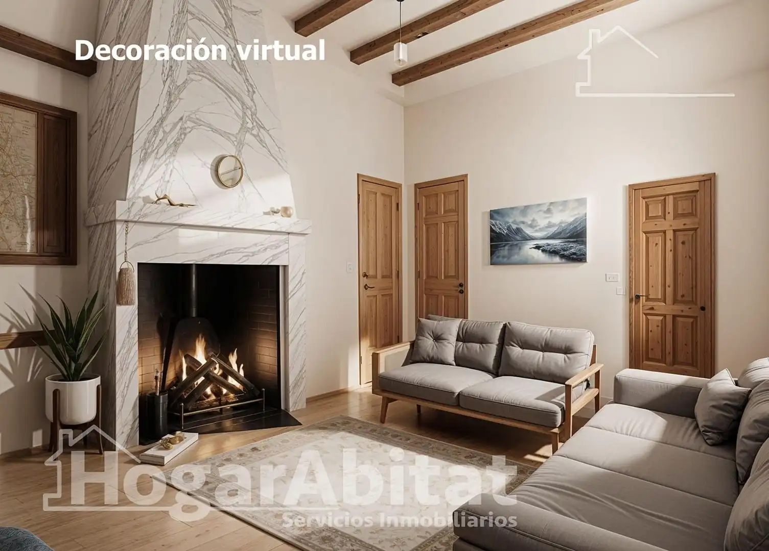 Sala de estar de Casa o chalet en venta en Favara con Aire acondicionado, Jardín privado y Terraza