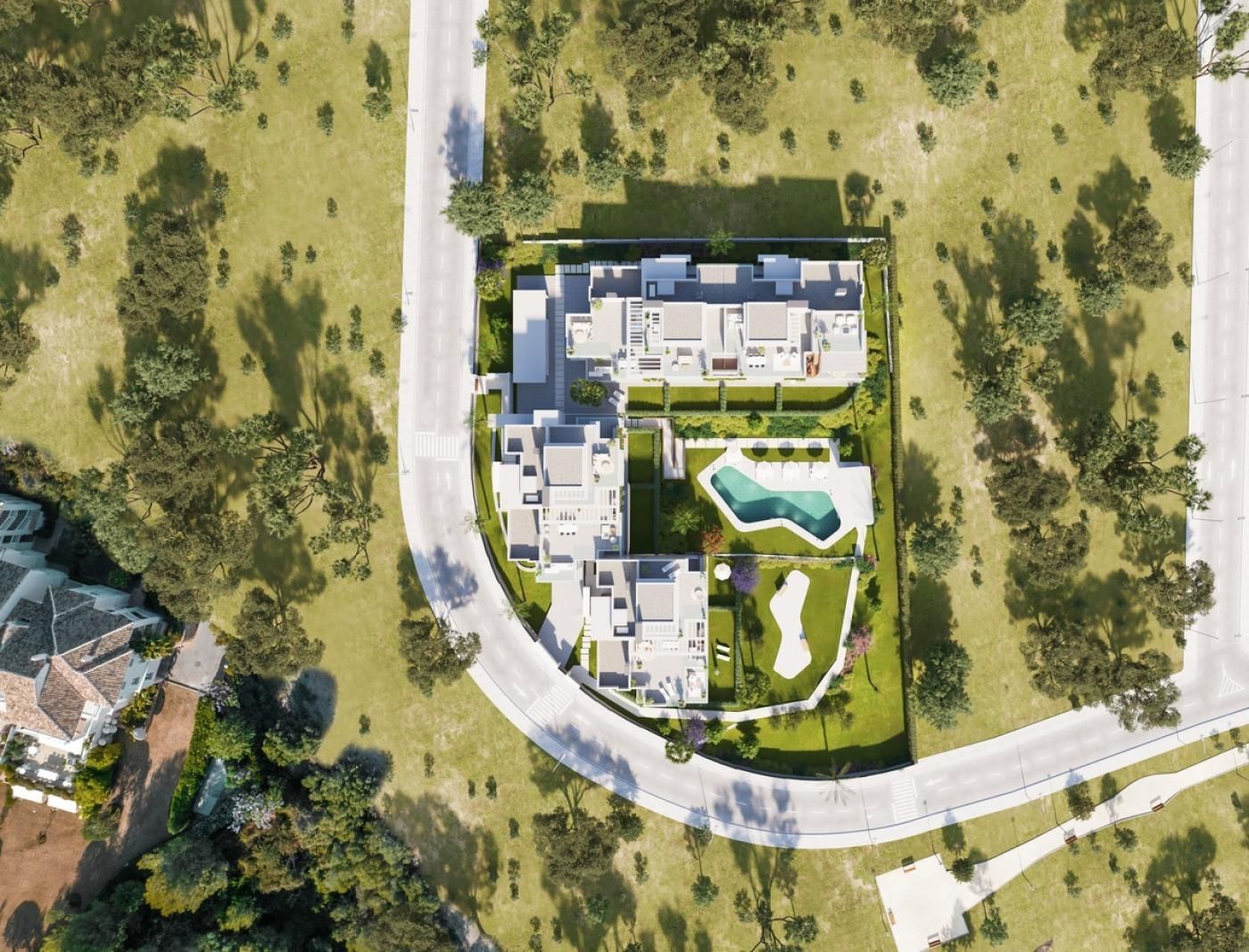Vista exterior de Apartament en venda en Estepona amb Calefacció, Jardí privat i Terrassa