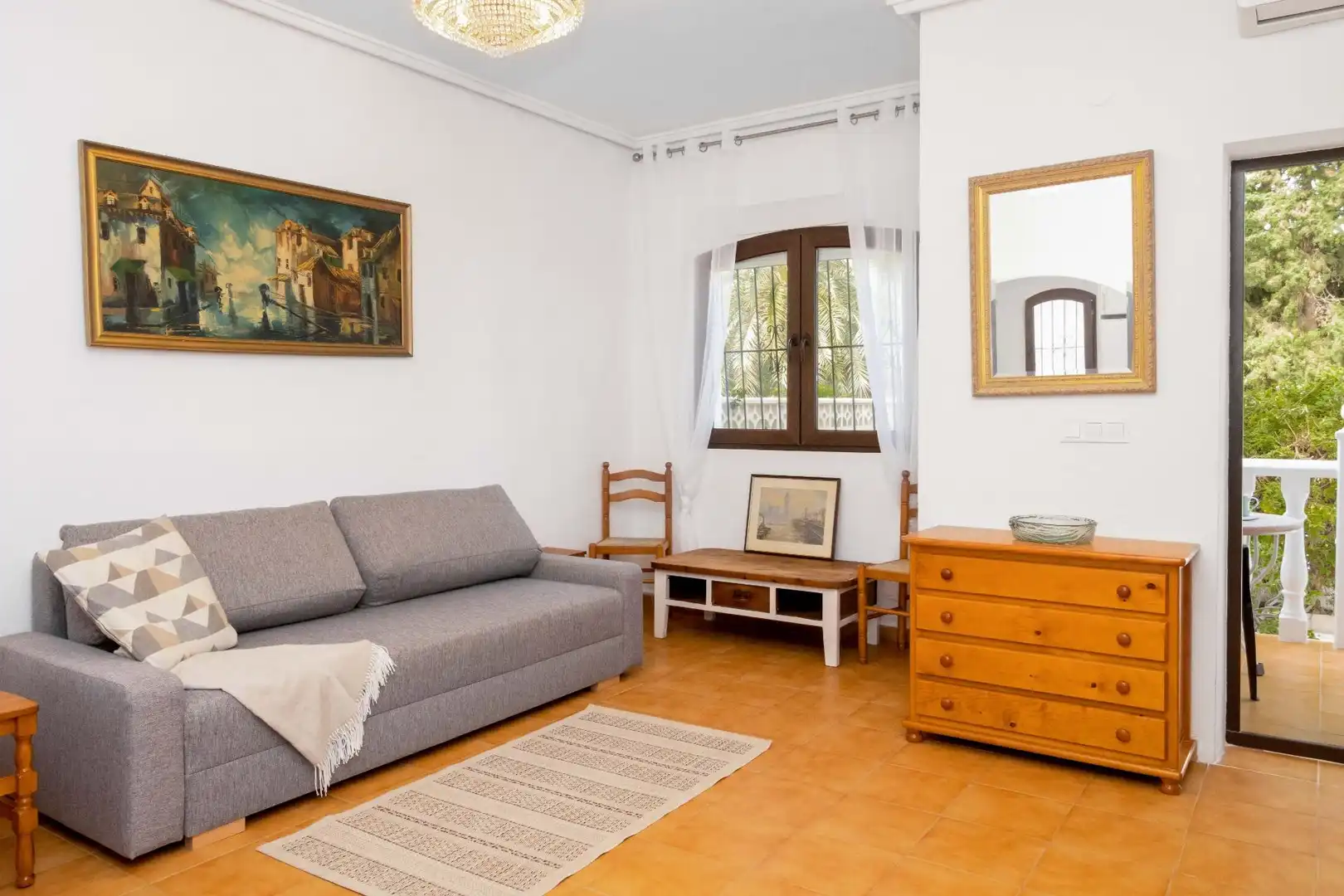 Living room of Houses for sale in Orihuela  with Air Conditioner and Terrace