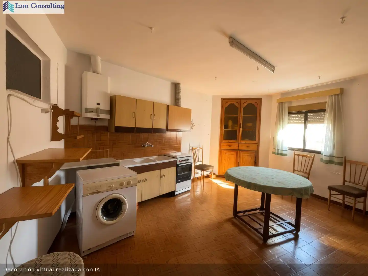 Cuina de Casa o xalet en venda en Bienservida amb Calefacció, Terrassa i Traster