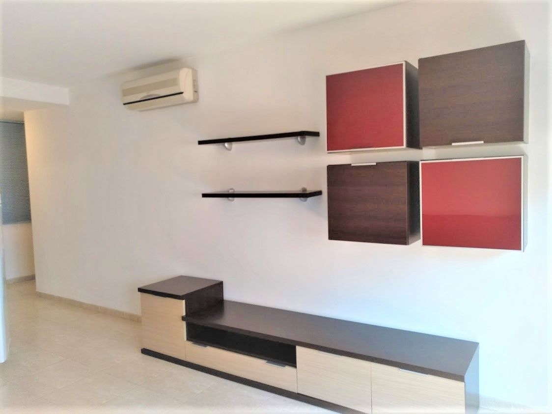 Sala d'estar de Apartament en venda en  Lleida Capital amb Aire condicionat, Calefacció i Moblat