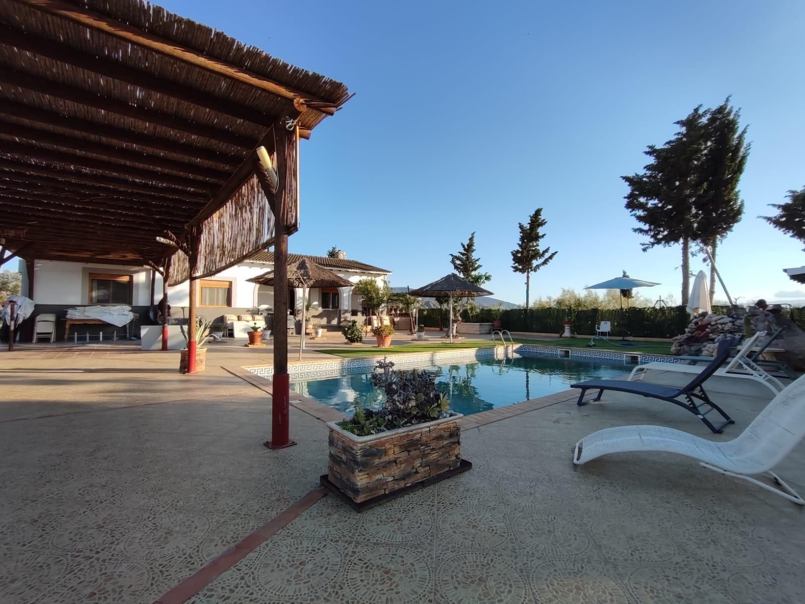Swimming pool of House or chalet for sale in Tabernas  with Air Conditioner, Heating and Private garden