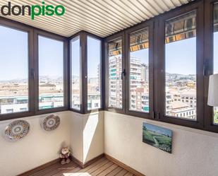 Balcony of Flat for sale in  Granada Capital  with Air Conditioner, Heating and Parquet flooring