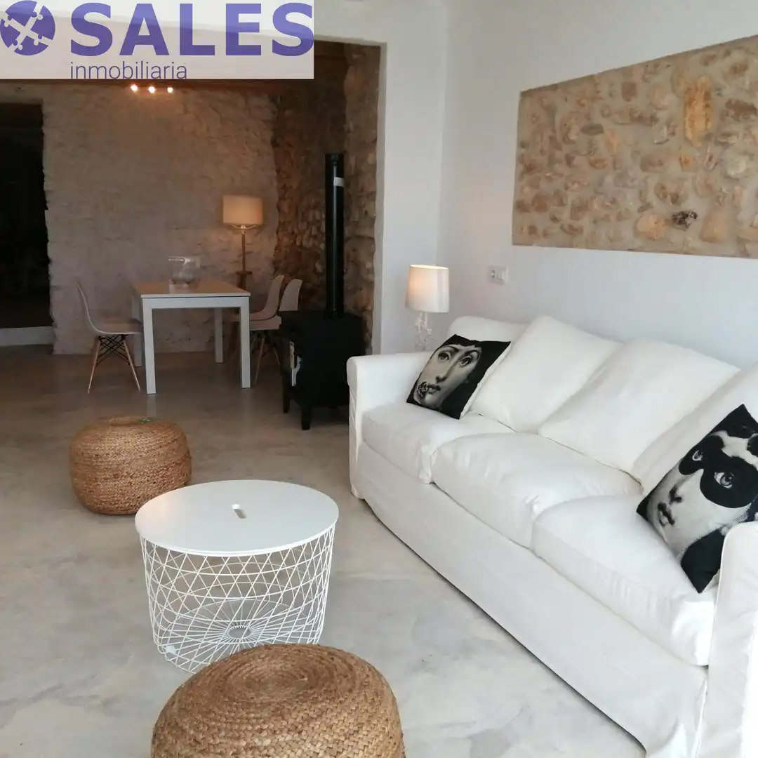 Sala de estar de Casa o chalet en venta en Canet lo Roig con Terraza y Balcón