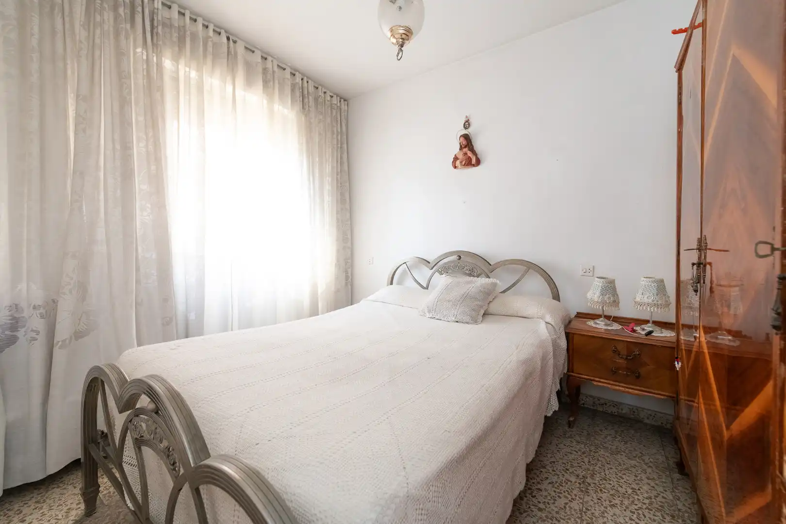 Bedroom of Flat for sale in Málaga