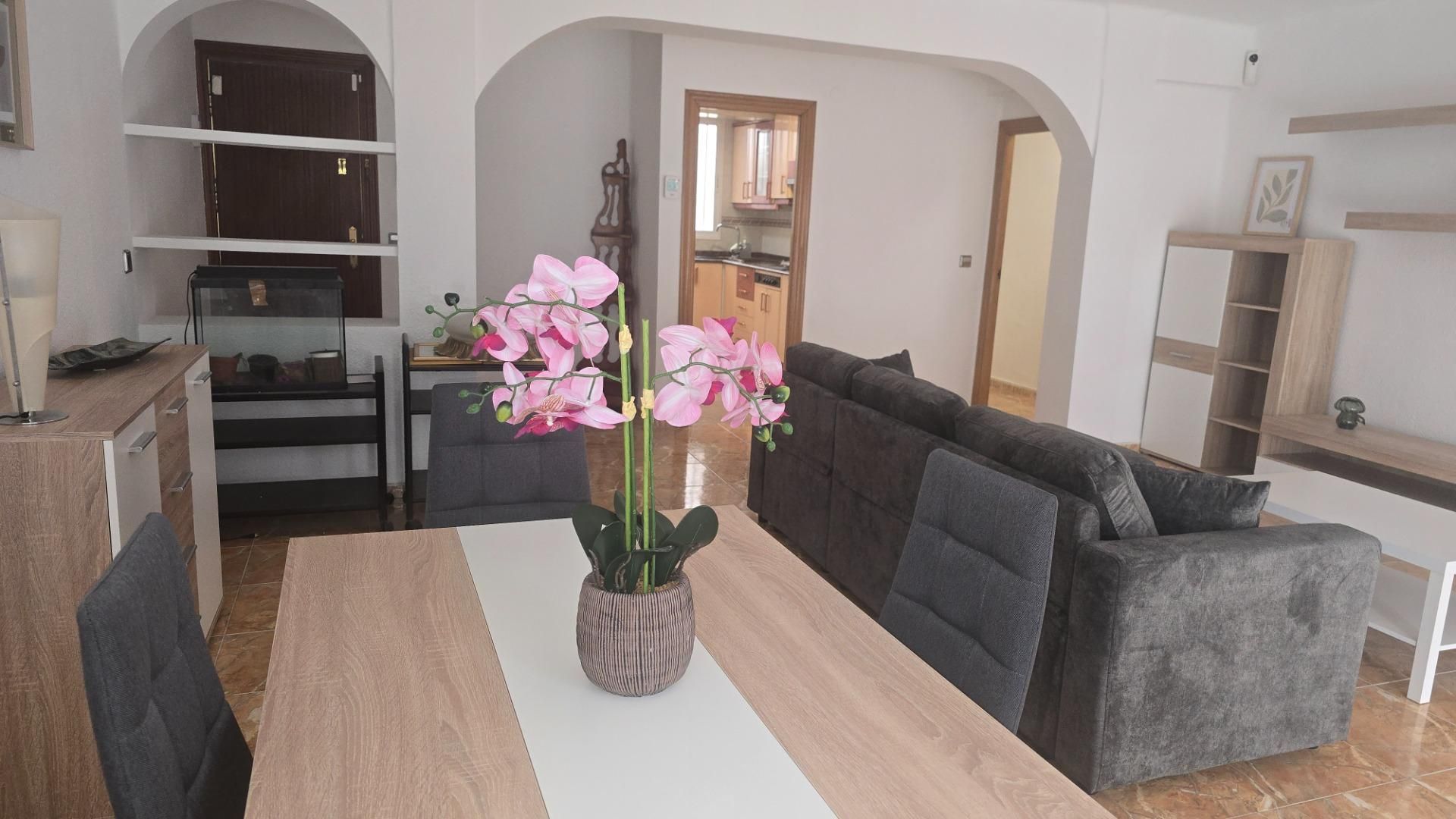 Dining room of Flat to rent in  Valencia Capital  with Air Conditioner and Terrace