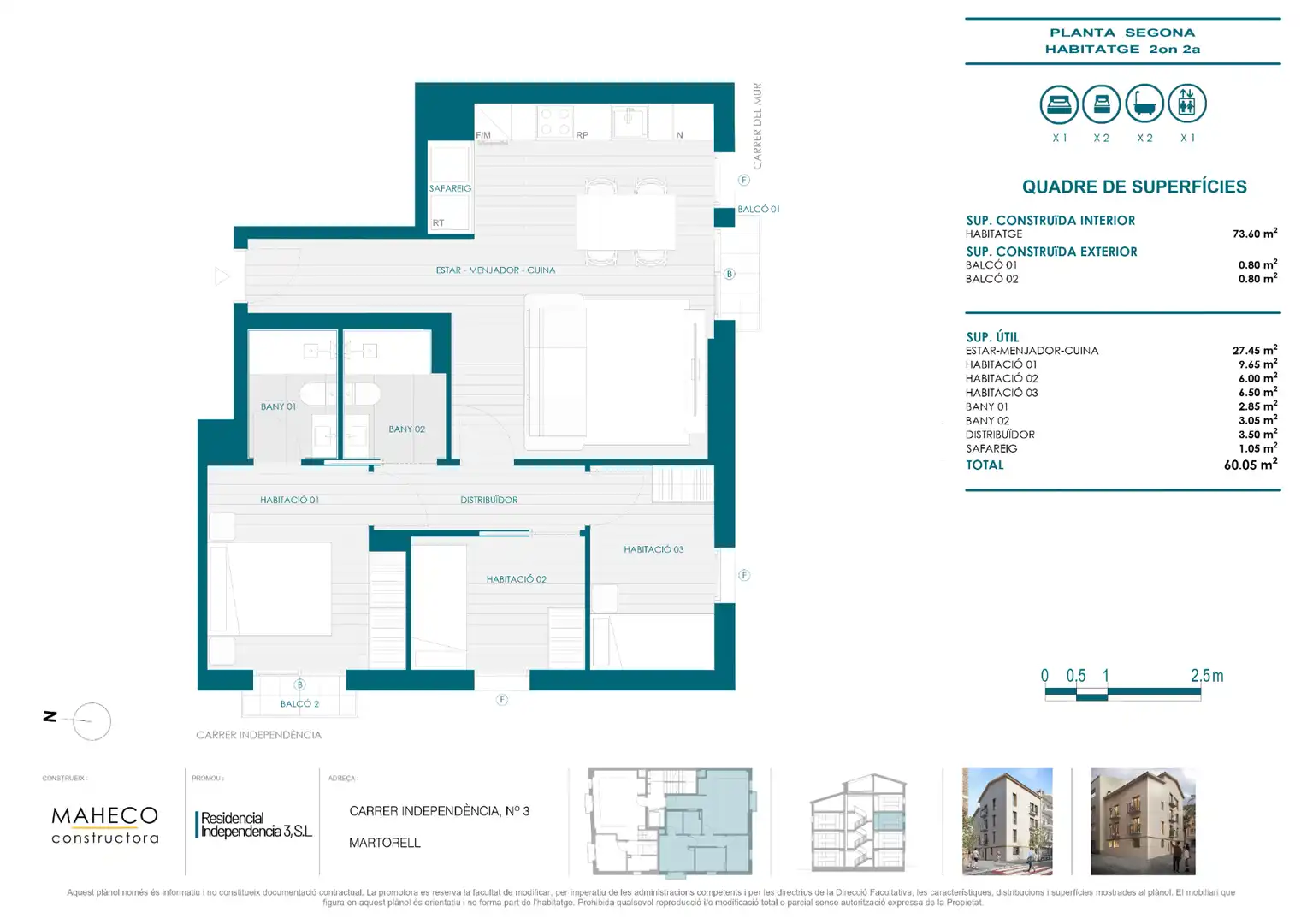 Piso en venta en Martorell con Aire acondicionado, Calefacción y Parquet