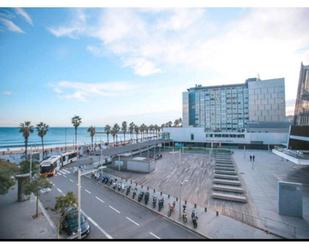 Exterior view of Flat for sale in  Barcelona Capital  with Air Conditioner, Heating and Parquet flooring