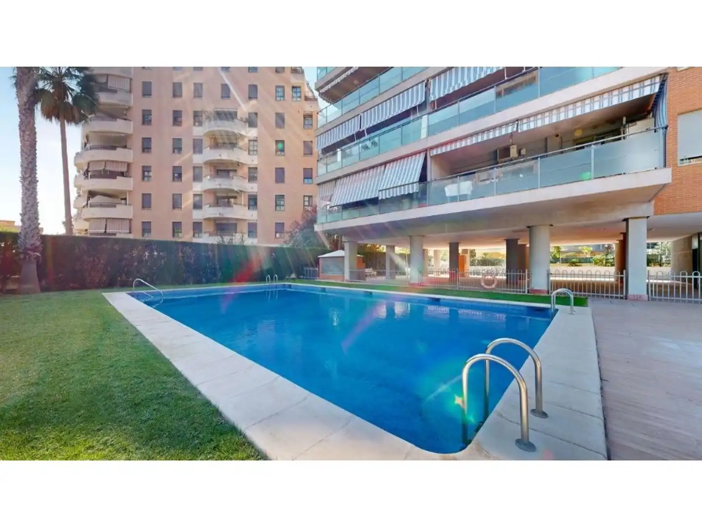 Piscina de Piso en venta en Mislata con Aire acondicionado, Jardín privado y Terraza