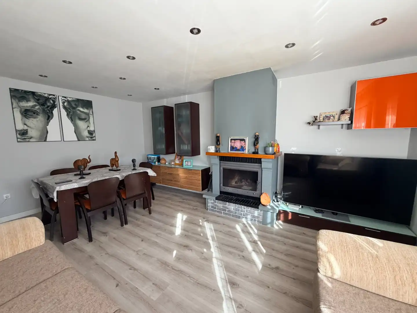 Sala d'estar de Casa o xalet en venda en Cartagena amb Aire condicionat, Jardí privat i Terrassa