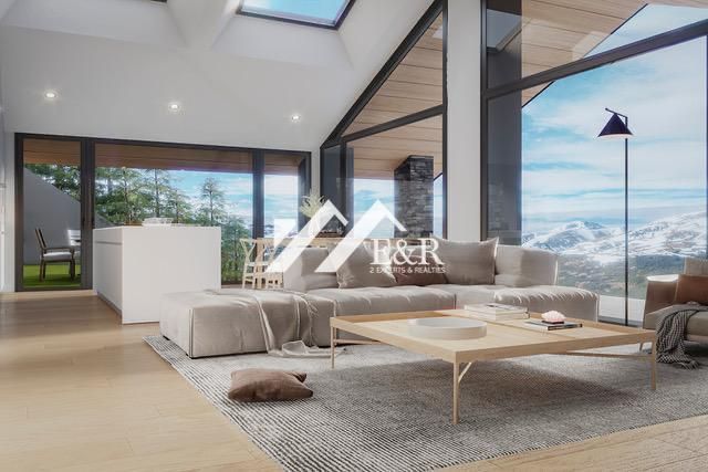 Sala de estar de Ático en venta en Ordino con Terraza
