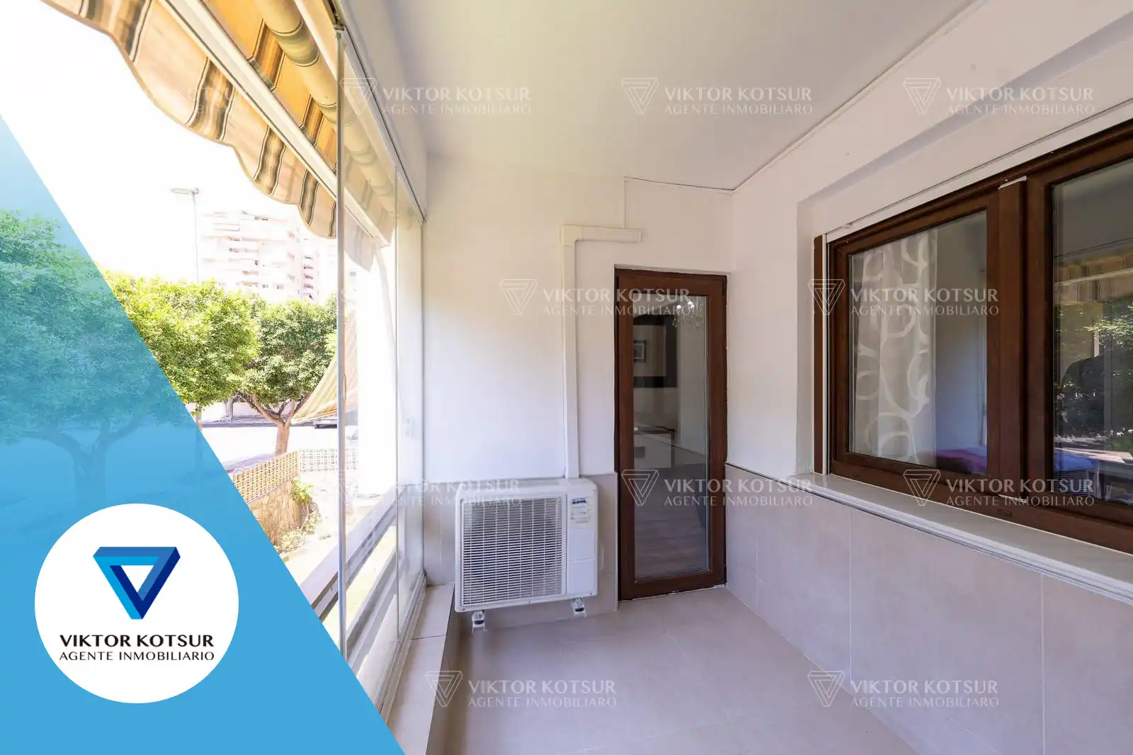 Terrassa de Apartament en venda en Roquetas de Mar amb Aire condicionat, Parquet i Terrassa