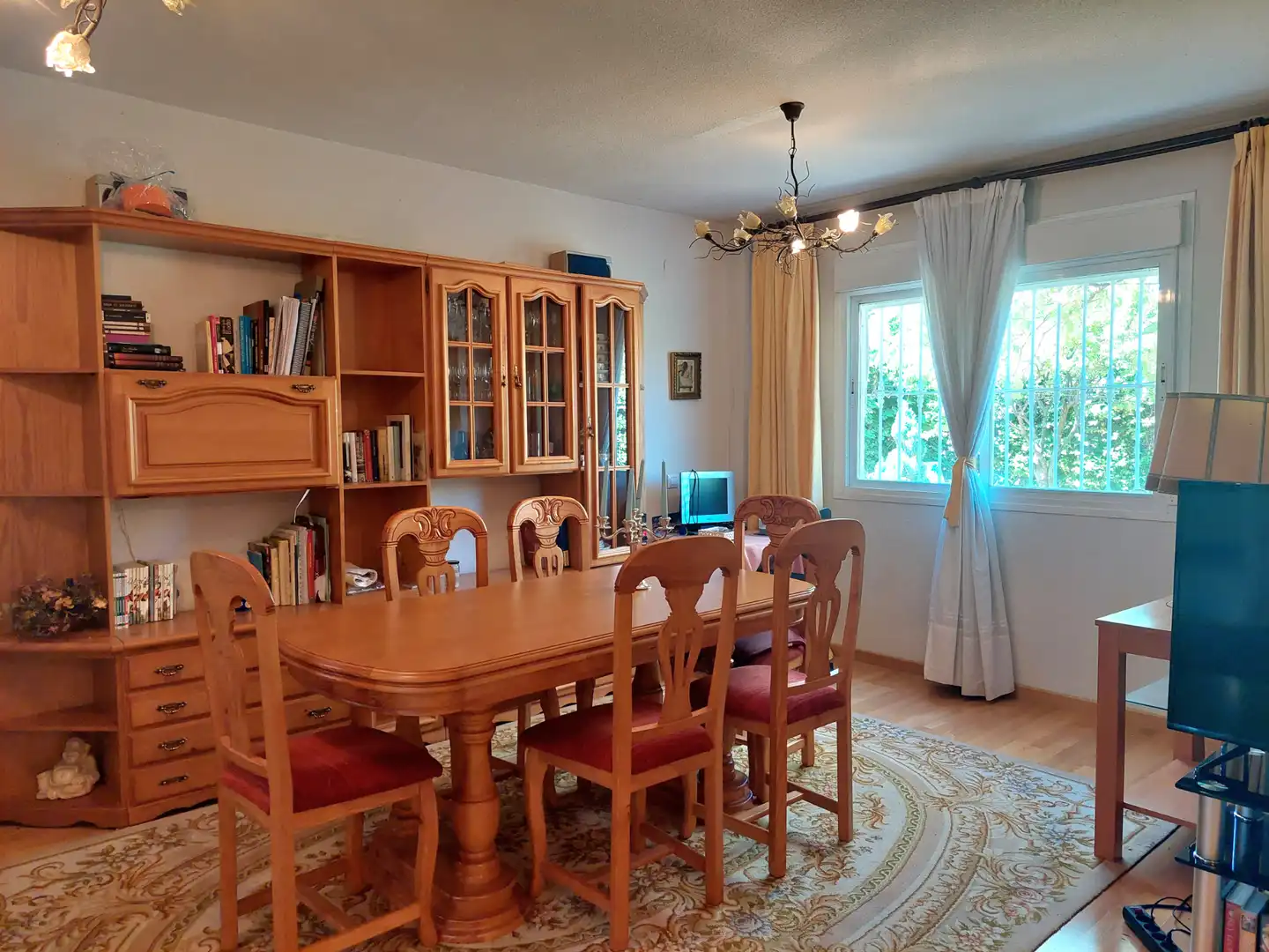 Comedor de Casa adosada en venta en Rivas-Vaciamadrid con Aire acondicionado, Calefacción y Jardín privado