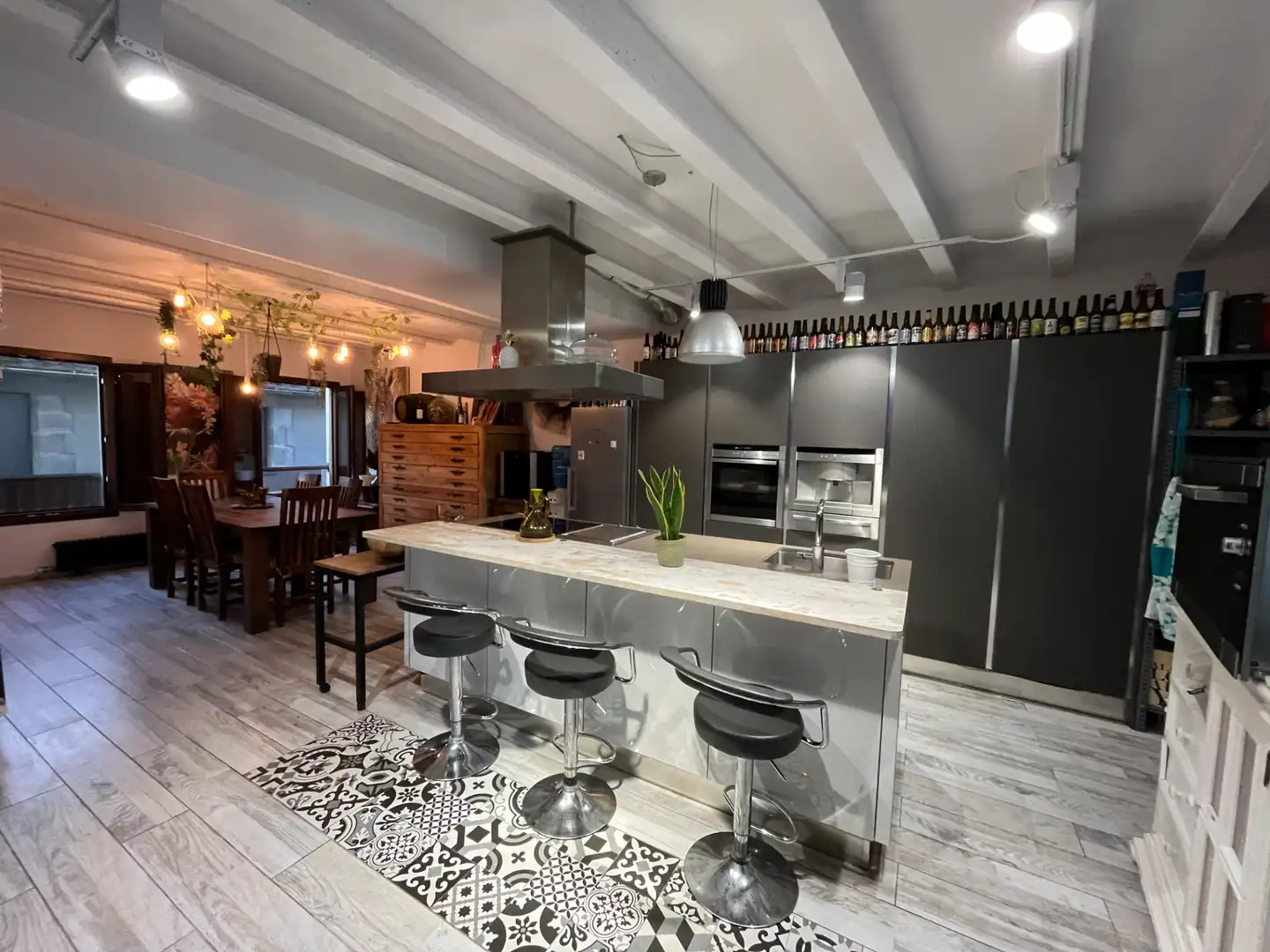 Cocina de Casa adosada en venta en Manlleu con Calefacción, Jardín privado y Parquet