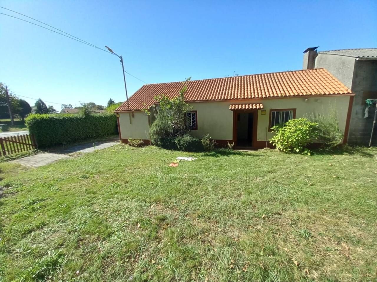 Vista exterior de Casa o chalet en venta en Curtis con Jardín privado