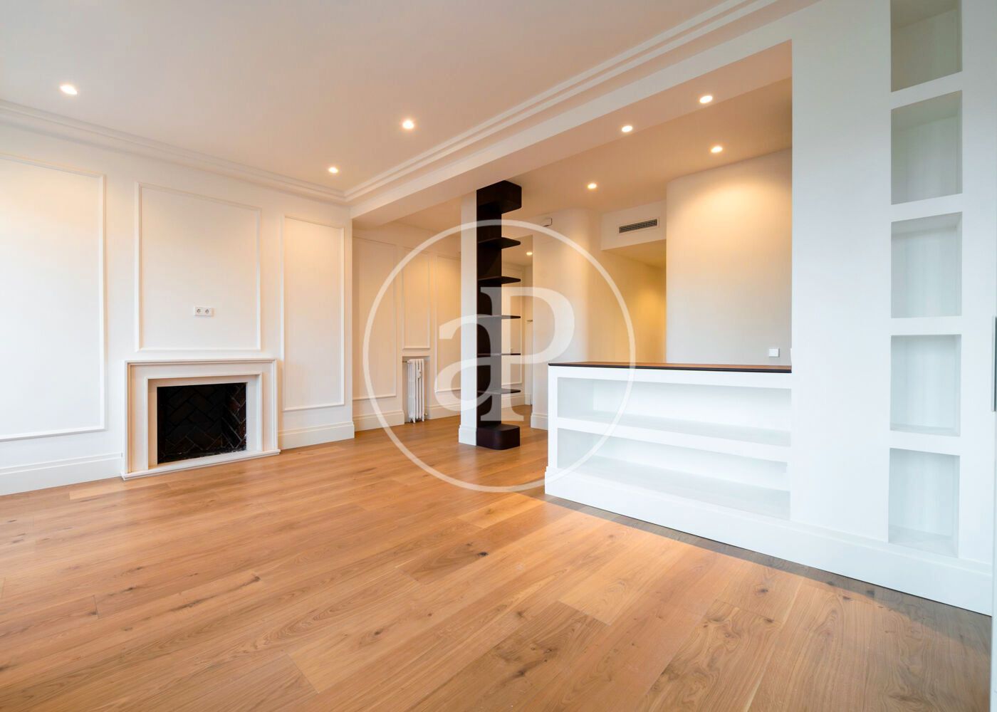 Sala de estar de Piso en venta en  Madrid Capital con Aire acondicionado, Calefacción y Trastero