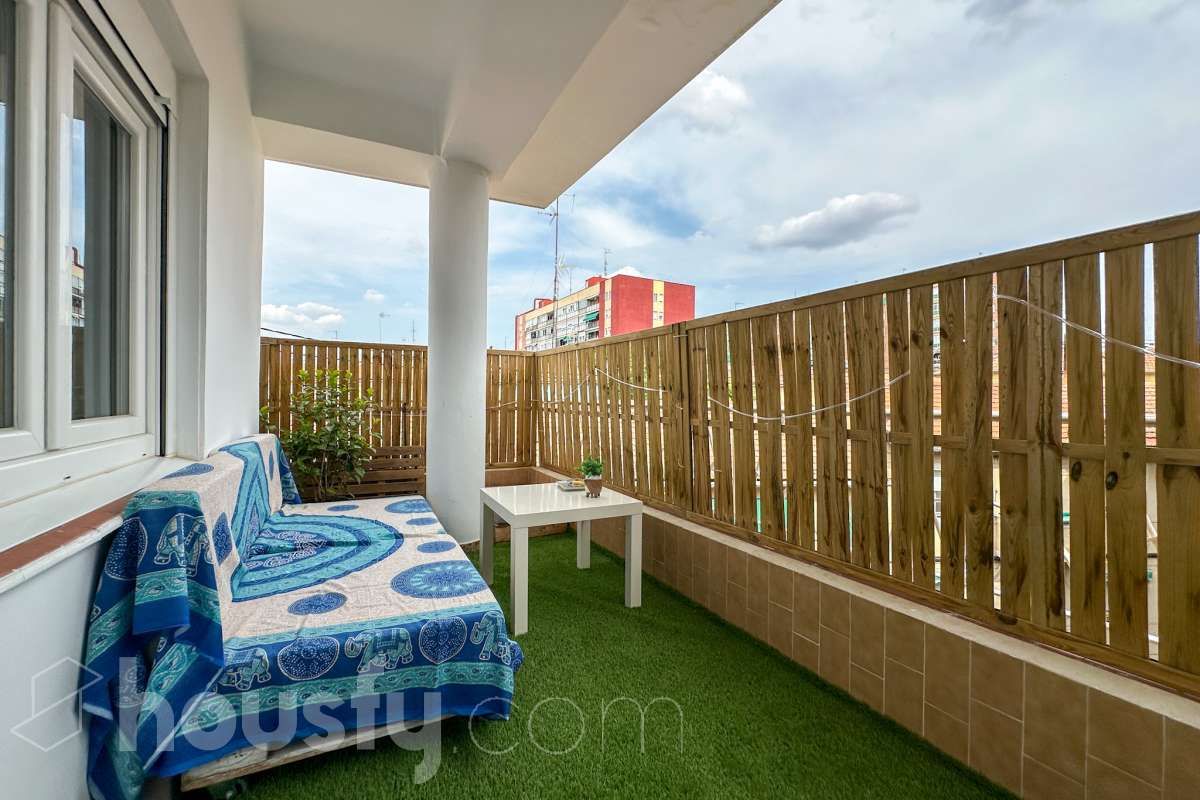 Terrace of Flat for sale in  Madrid Capital  with Air Conditioner, Heating and Terrace