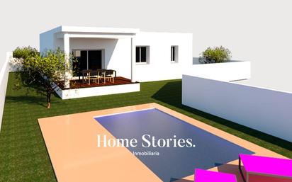 Vista exterior de Casa o xalet en venda en La Pobla de Vallbona amb Aire condicionat, Calefacció i Jardí privat
