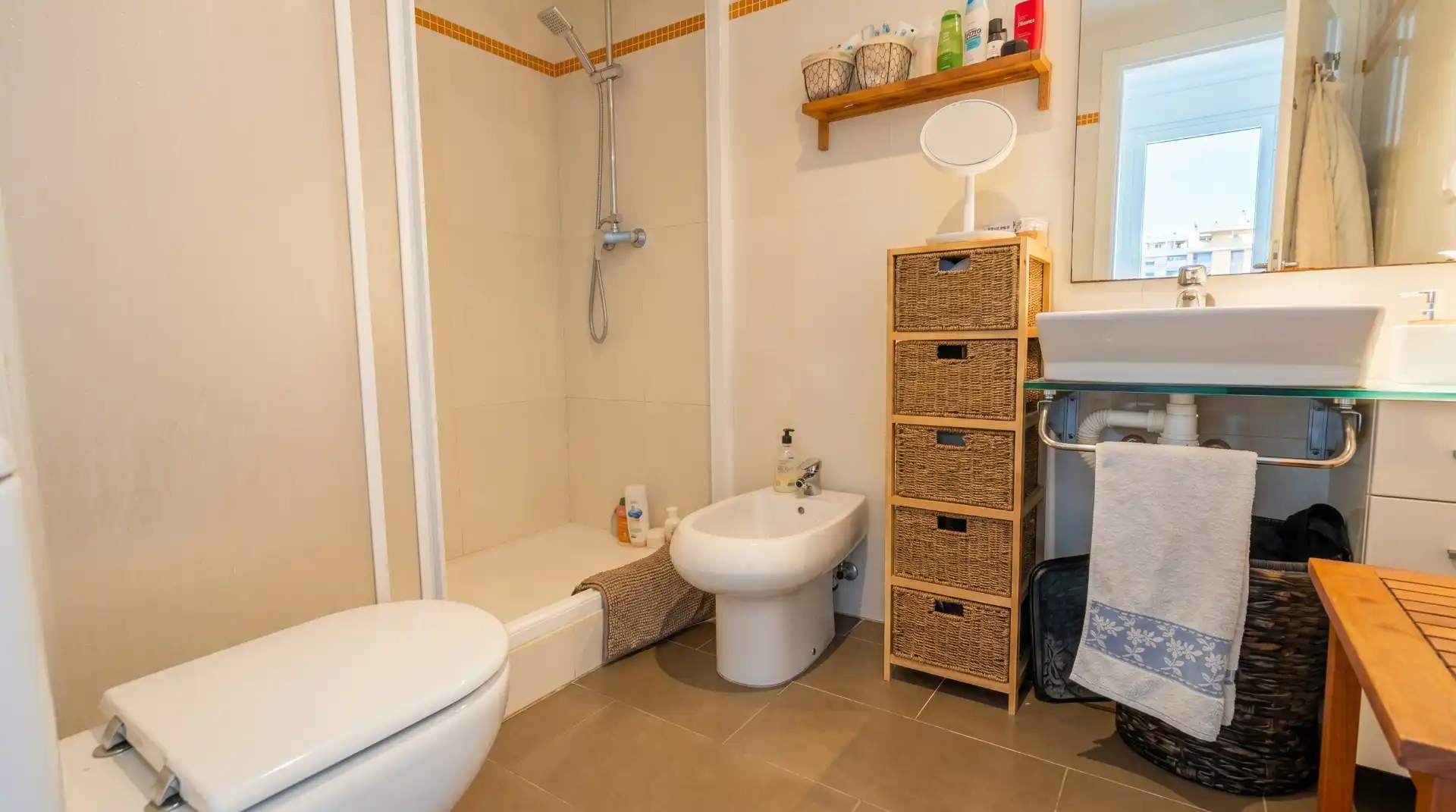 Baño de Apartamento en venta en Dénia con Aire acondicionado, Calefacción y Terraza