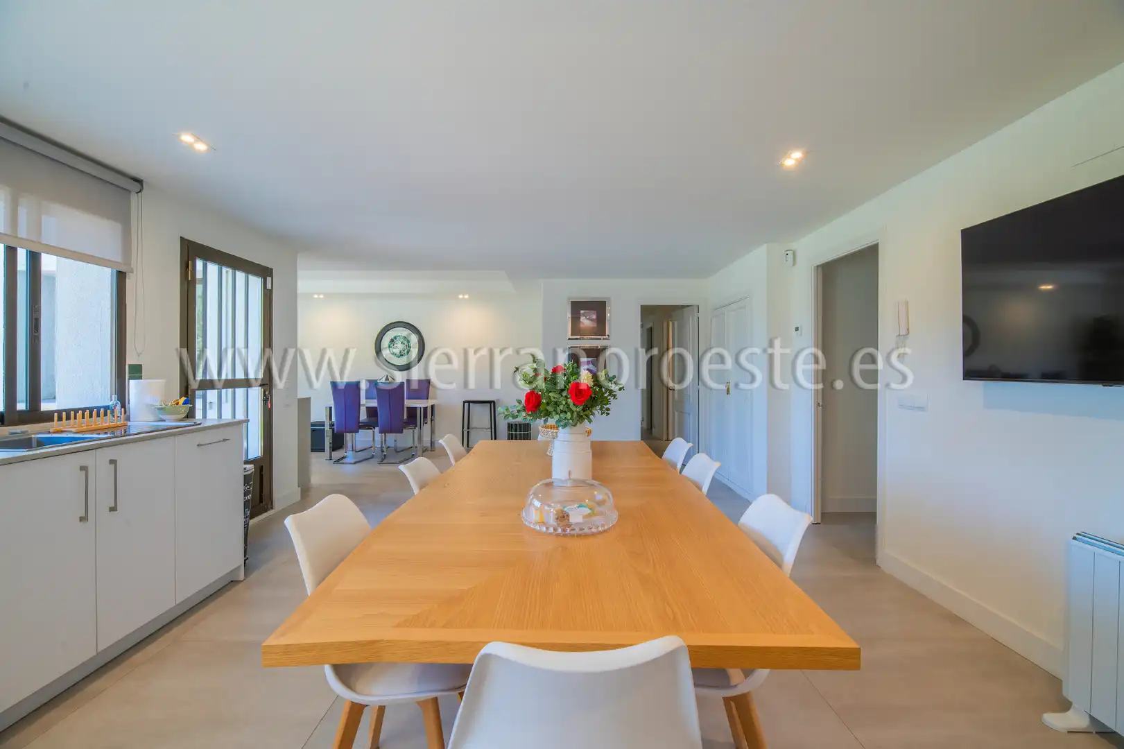 Comedor de Casa o chalet de alquiler en Las Rozas de Madrid con Aire acondicionado, Calefacción y Jardín privado