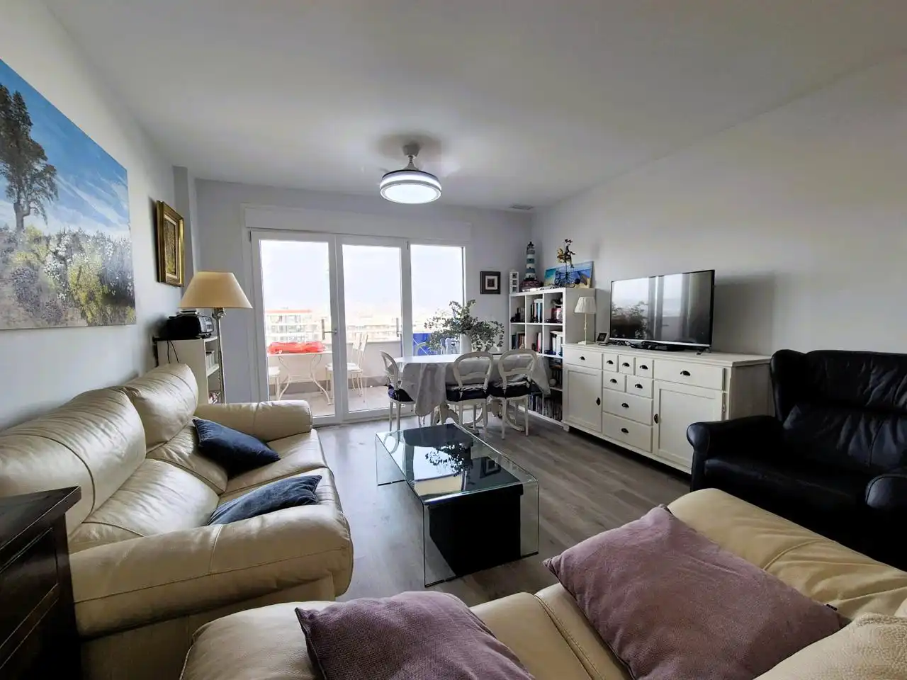 Living room of Flat for sale in El Campello  with Air Conditioner and Terrace