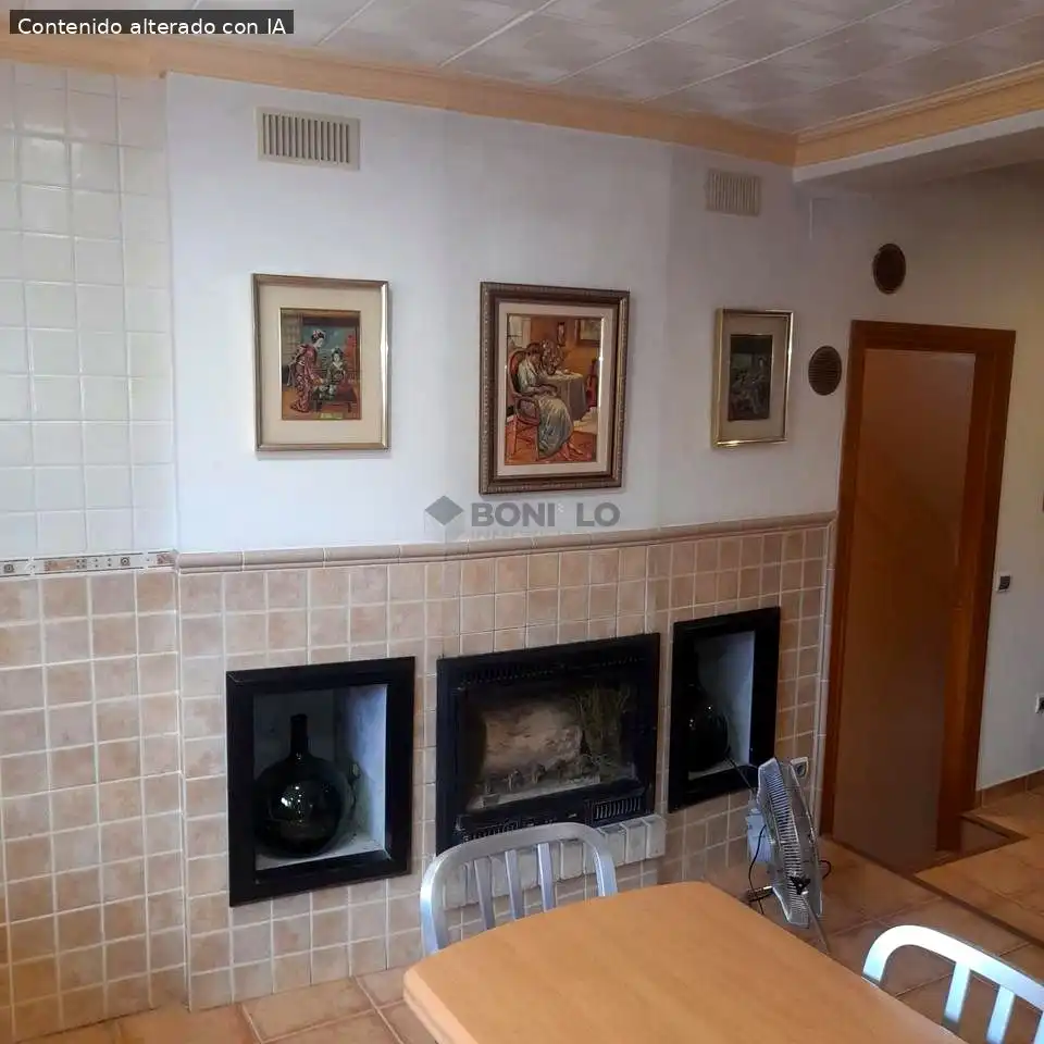 Sala de estar de Casa adosada en venta en Cascante del Río con Calefacción, Terraza y Balcón