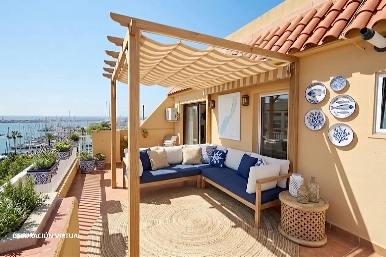 Terrace of Attic for sale in Vilanova i la Geltrú  with Air Conditioner, Heating and Terrace