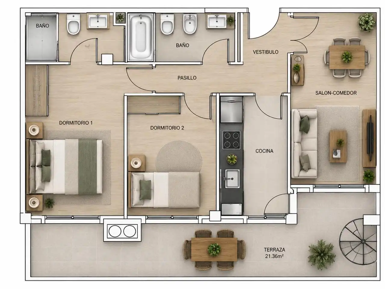 Wohnung mit Pool zum Verkauf in Urbanización Britania, imagen 38