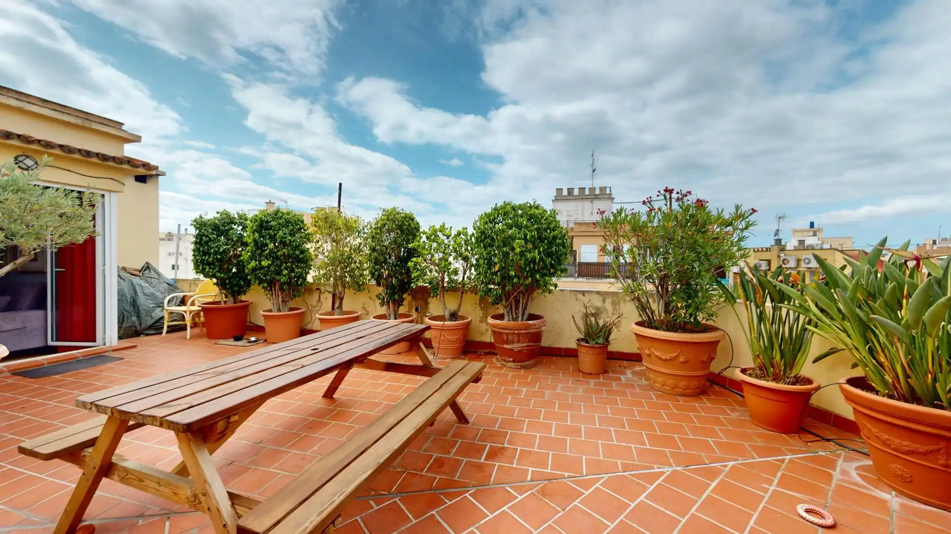 Terraza de Ático en venta en  Palma de Mallorca con Aire acondicionado, Parquet y Terraza