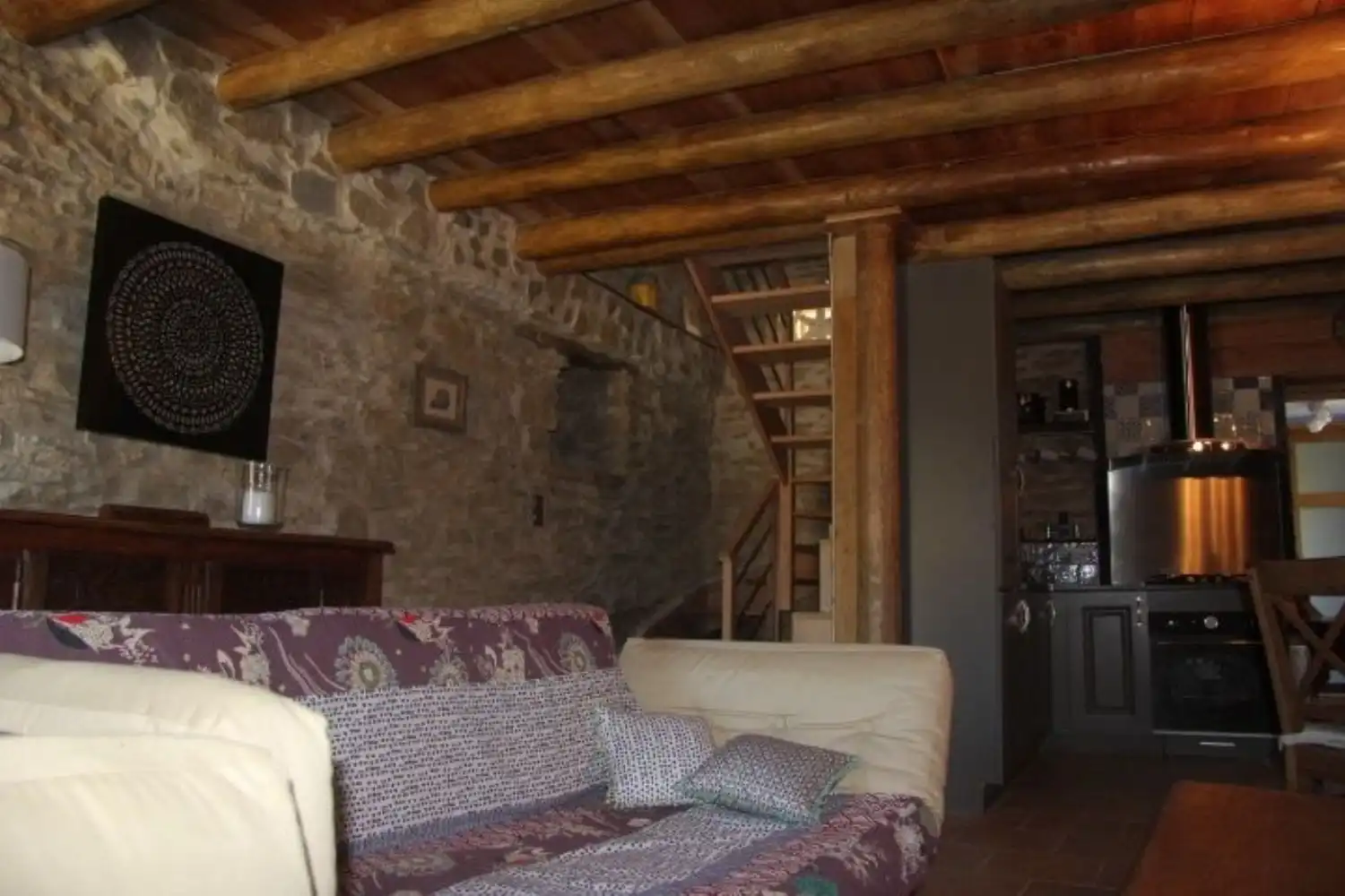 Living room of Houses for sale in Bierge  with Heating, Private garden and Storage room