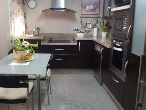 Cuina de Pis de lloguer en Málaga Capital amb Aire condicionat, Calefacció i Terrassa