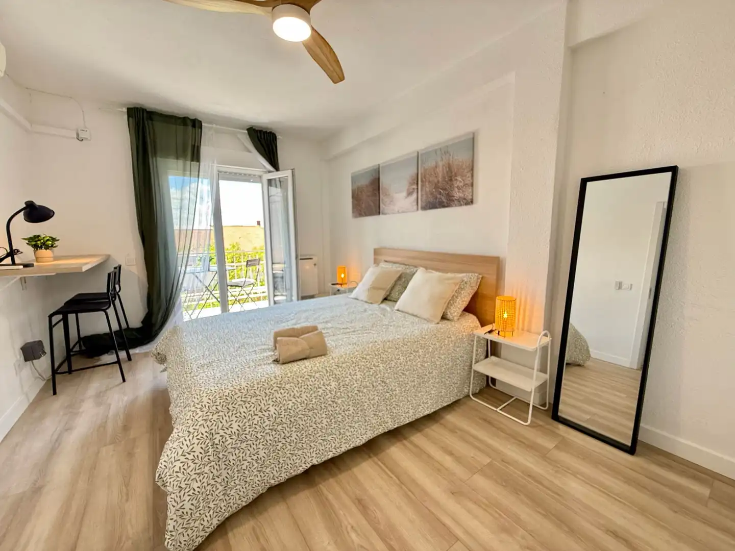 Bedroom of Flat for share in Getafe  with Heating, Furnished and Oven