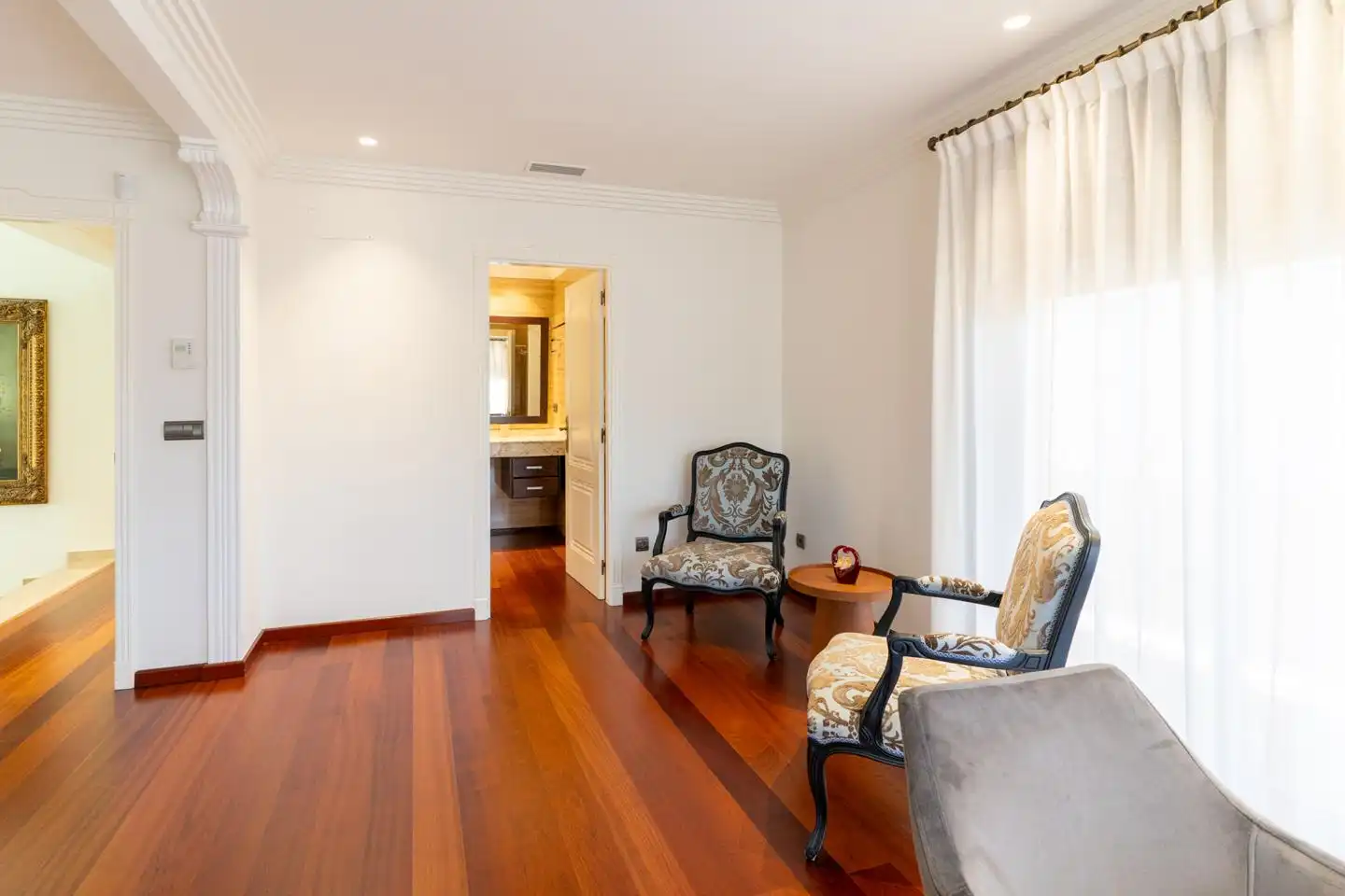 Sala de estar de Casa o chalet en venta en Elche / Elx con Aire acondicionado, Jardín privado y Parquet