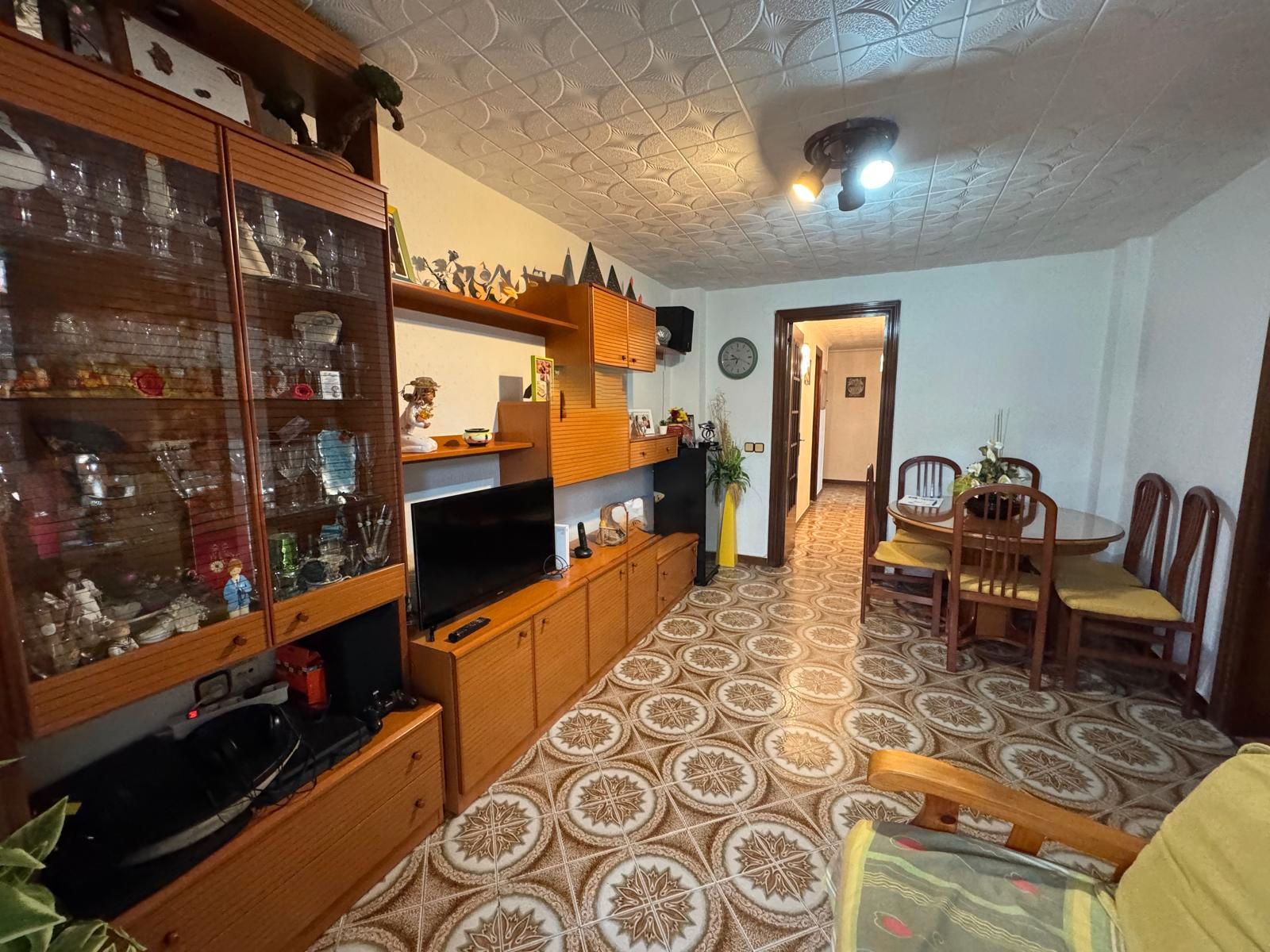 Living room of Flat for sale in Badalona  with Furnished and Balcony