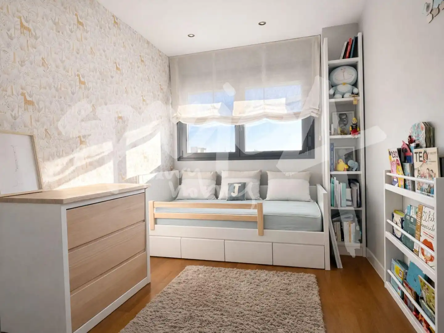 Bedroom of Flat for sale in Madrid  with Heating, Private garden and Storage room