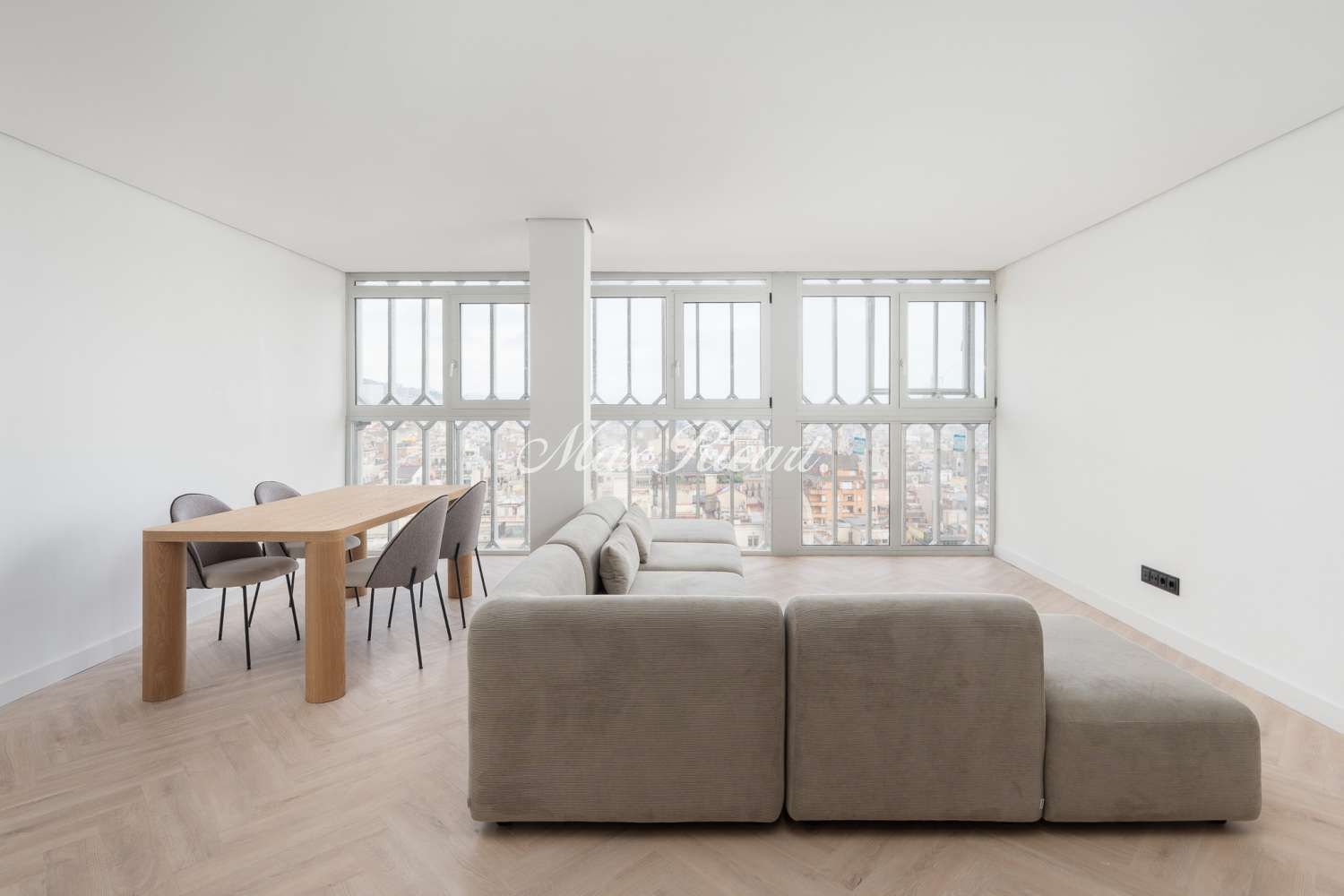 Sala d'estar de Pis en venda en  Barcelona Capital amb Aire condicionat i Calefacció