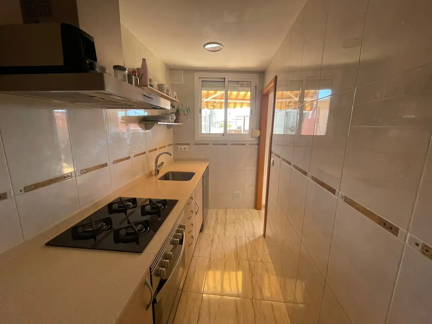 Küche von Dachboden zum Verkauf in Cornellà de Llobregat mit Terrasse und Balkon