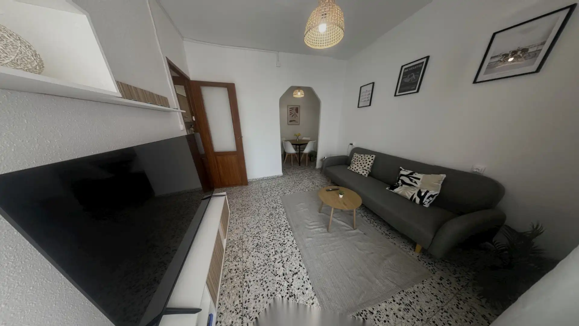 Sala d'estar de Pis en venda en Alcoy / Alcoi amb Moblat, Forn i Rentadora