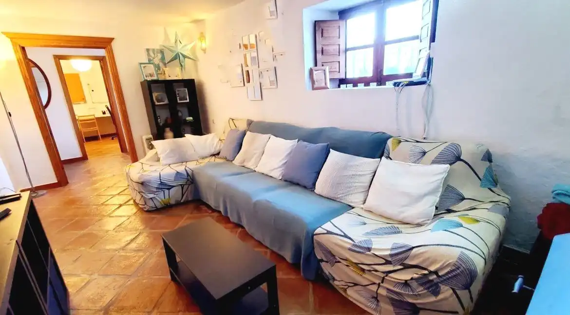 Sala de estar de Casa o chalet en venta en Macharaviaya con Jardín privado y Terraza