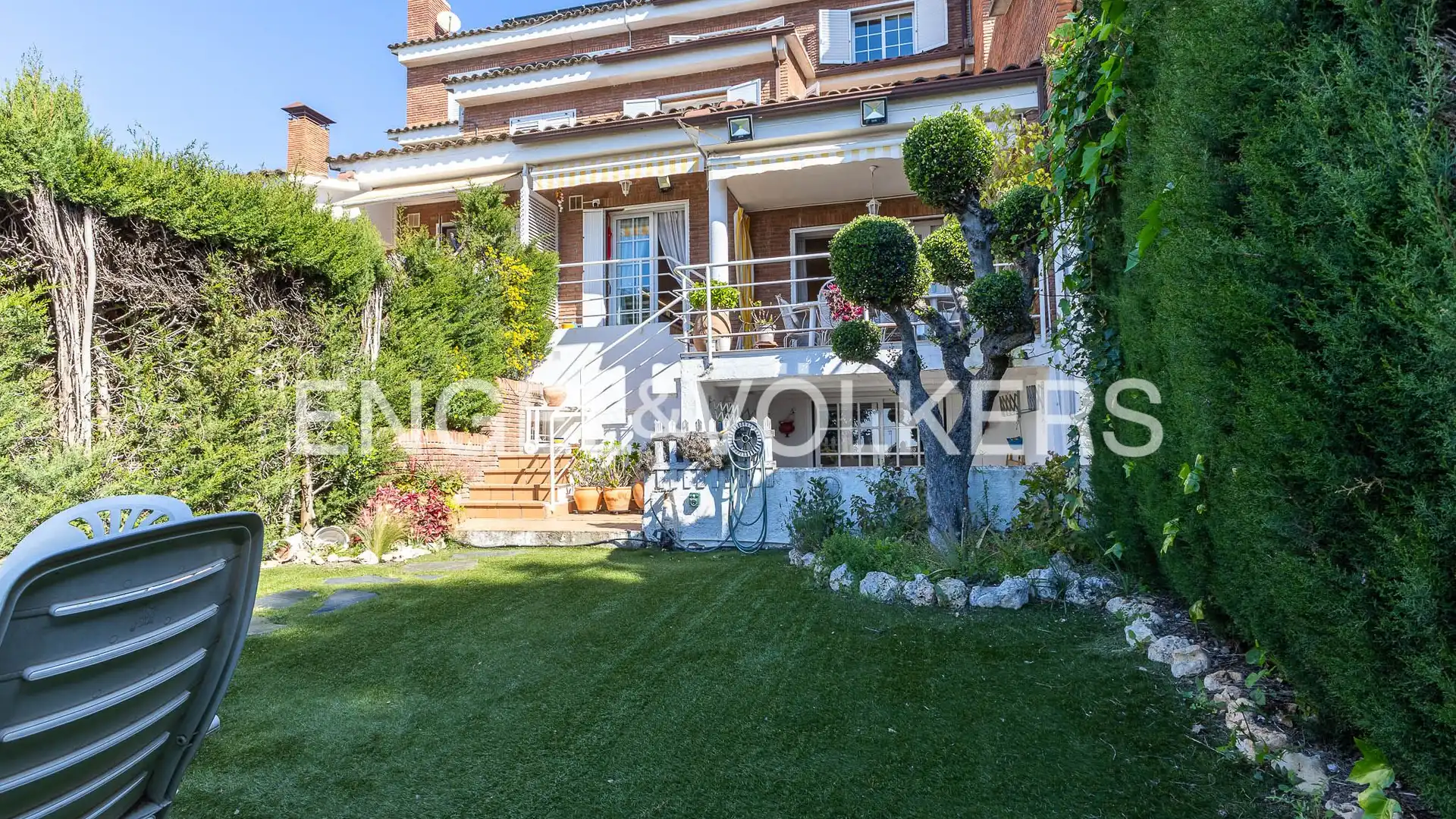 Vista exterior de Casa o chalet en venta en Teià con Calefacción, Jardín privado y Terraza