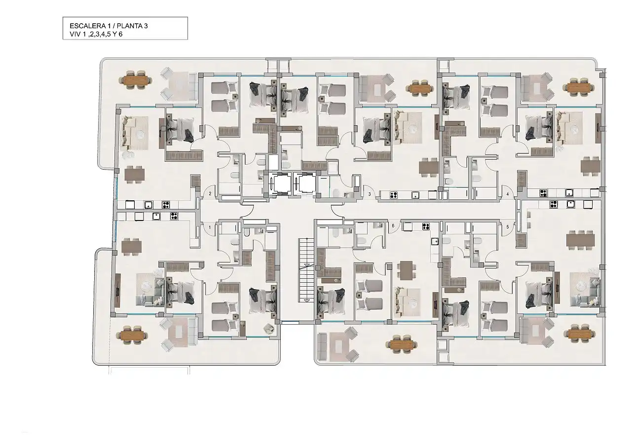 Apartament amb terrassa en venda a Santa Pola ciudad, imagen 10