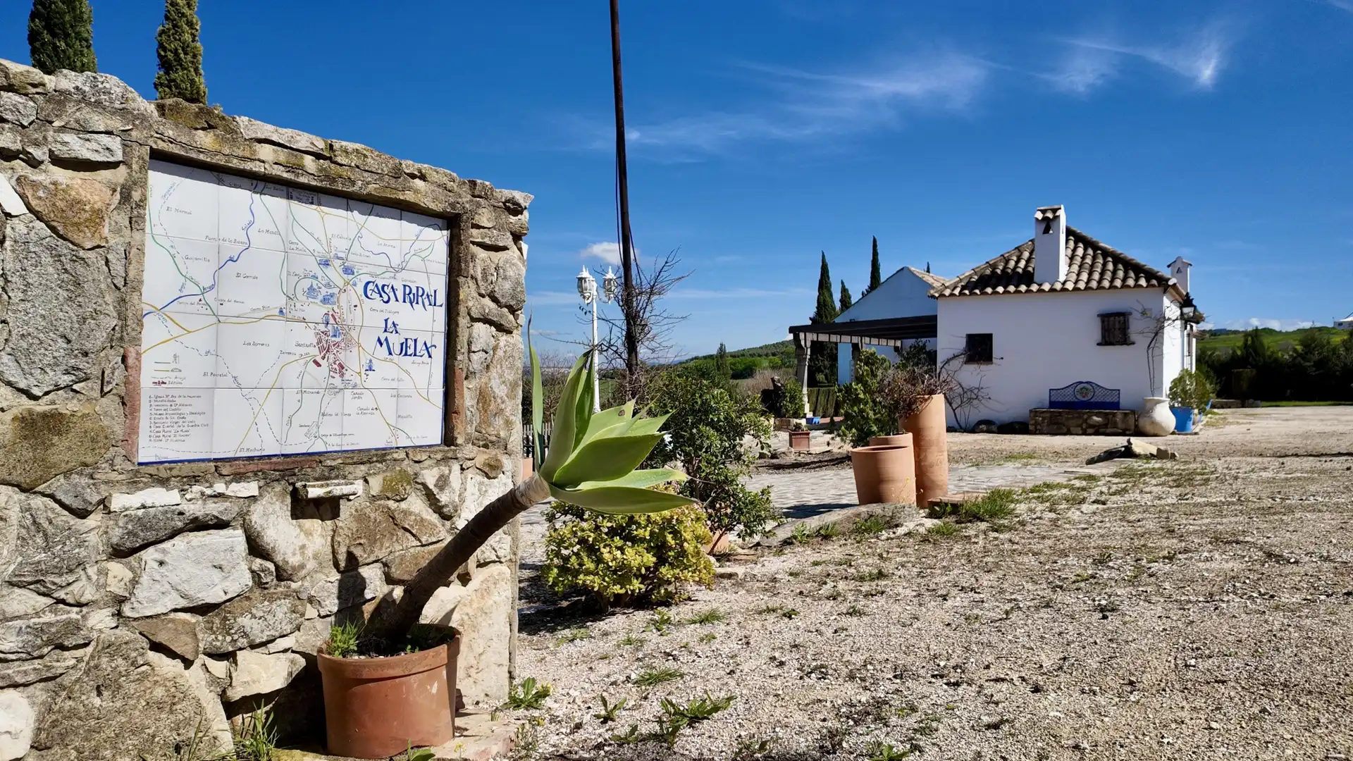 Finca rústica en venta en Santaella con Aire acondicionado, Jardín privado y Terraza